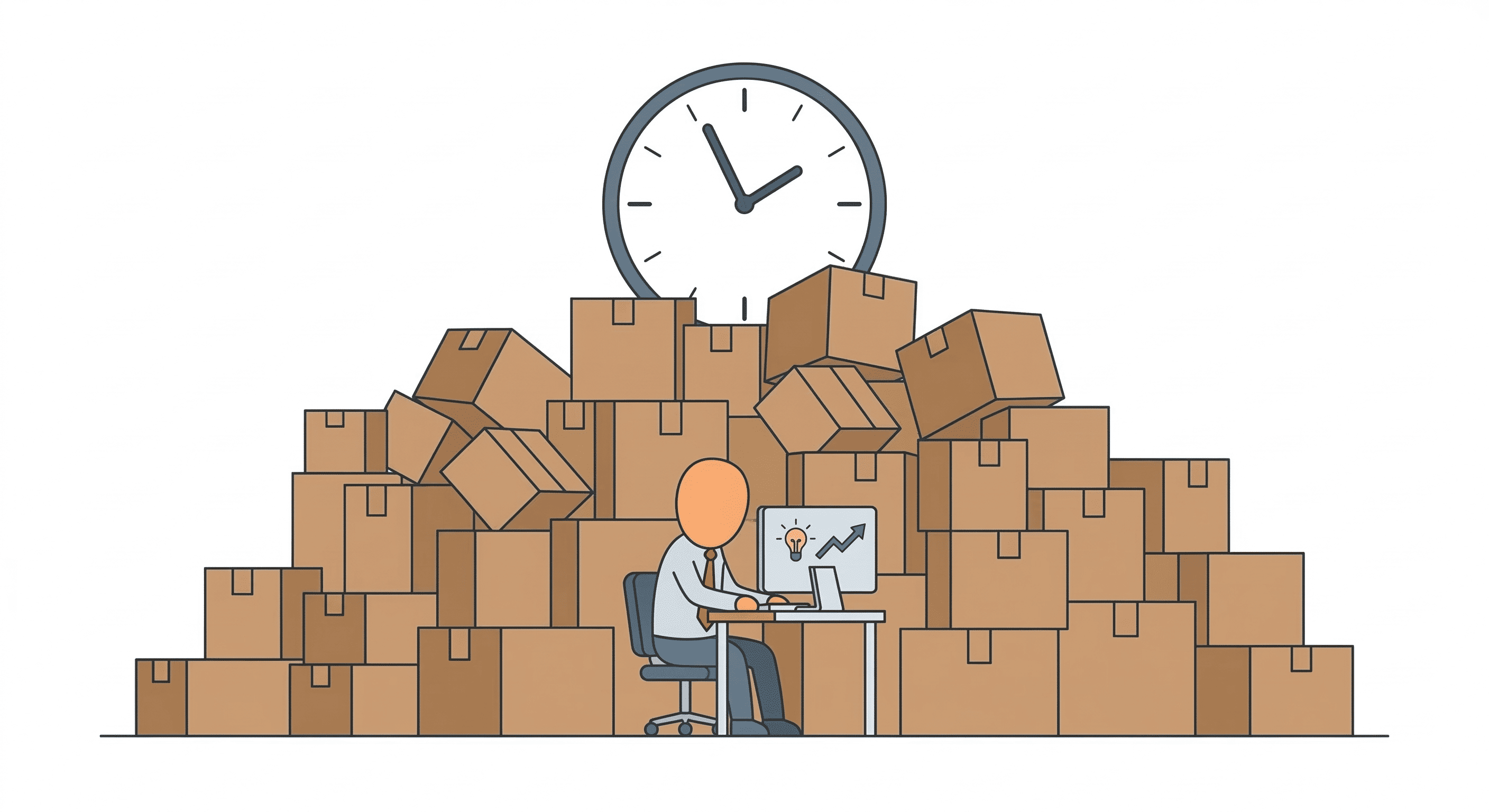 物流対応に時間が